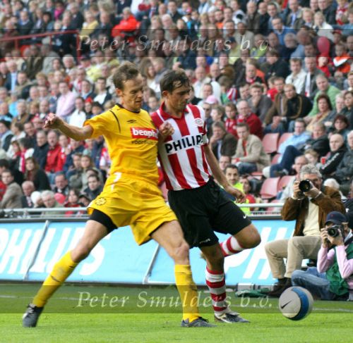 Eindhoven, 15 Oktober 2006 Kompetitiewedstrijd SSeizoen 2005/2006 PSV-roda JC, eindstand 4-1
Phillip Cocu
© Foto Ronald Otter.