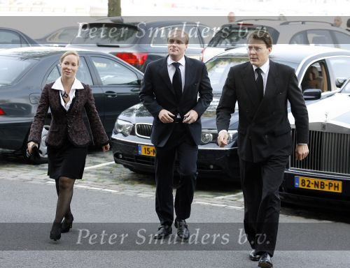Rotterdam 16 september 2006
Herdenkingsdienst voor hr v Vollenhoven in Hulskamp gebouw.
Prinses Margarita en Prins Carlos en Prins Constantijn