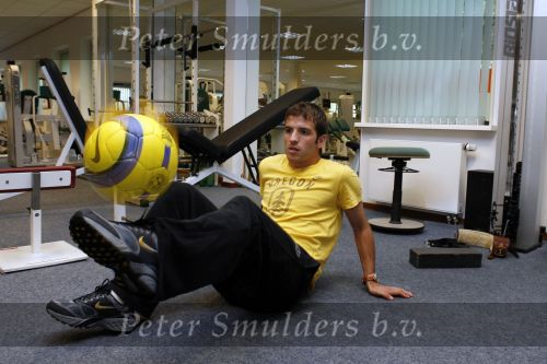 Beverwijk 3 oktober 2006
Rafael v d Vaart aan het revalideren na heup blessure.