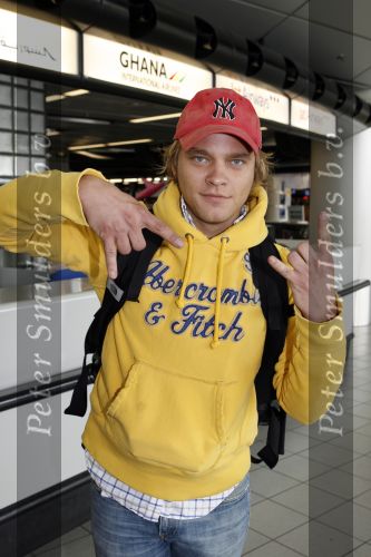 Schiphol 5 oktober 2006
Cast Onderweg naar morgen ONM vertrekken naar Turkije vanweg 25ooe aflevering.
Sander Foppele