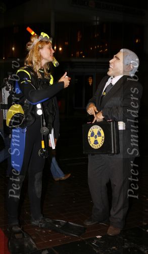 Amsterdam 6 oktober 2006
Premiere an inconvenient Truth in Tuschinski.
Sophie Hilbrand in duikpak