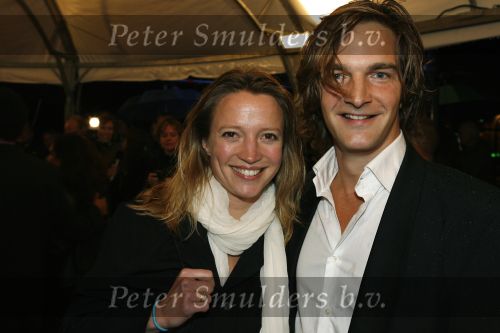 Utrecht 6 oktober 2006
Uitreiking gouden kalveren.
Tijn Docter met vriendin
Peter Smulders bv