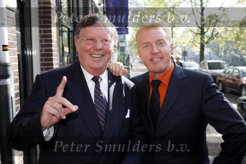 Amsterdam 11 oktober 2006
Presentatie boek Andre v Duin.
Andre met  Tom Westermeijer Sr.