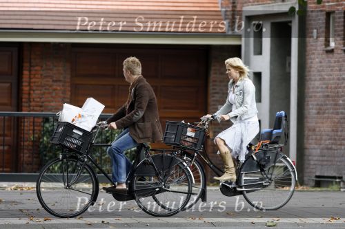 Amsterdam 26 september 2006
Tooske Breugem en Bastiaan Ragas op de fiets