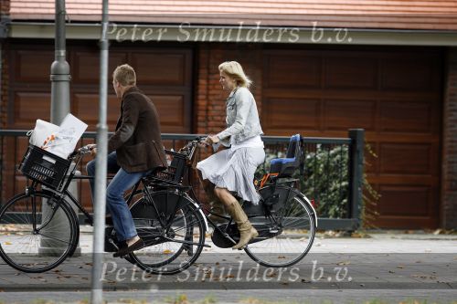 Amsterdam 26 september 2006
Tooske Breugem en Bastiaan ragas op de fiets