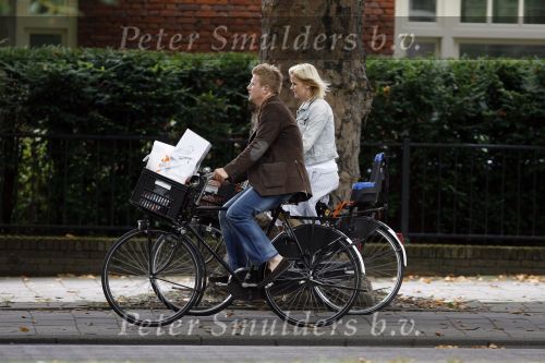 Amsterdam 26 september 2006
Tooske Breugem en Bastiaan ragas op de fiets