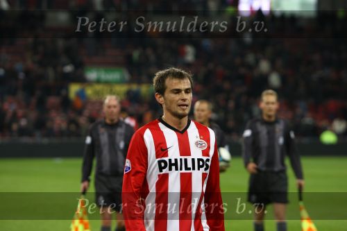 Eindhoven, 17 Oktober 2009 Kompetitiewedstrijd PSV-SC Heerenveen,
eindstand 1-0 Seizoen 2009/2010
Danko Lazovic
Foto Junior Smulders