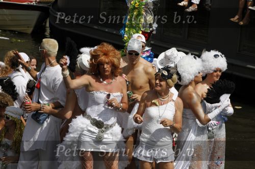 Amsterdam 1 augustus 2009
Diverse boten tijdens de Gay pride.