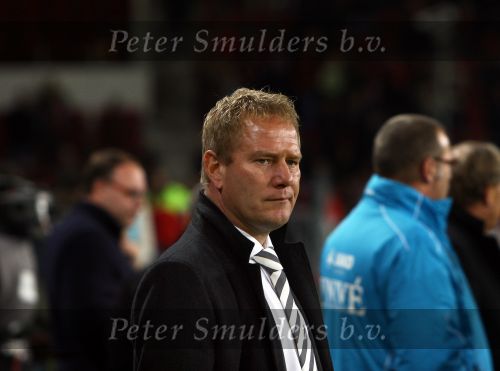 Eindhoven, 17 Oktober 2009 Kompetitiewedstrijd PSV-SC Heerenveen,
eindstand 1-0
Interim trainer Jan de Jonge
Foto Junior Smulders
