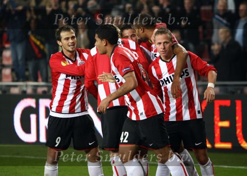 Eindhoven, 22 Oktober 2009
UEFA Europa League Seizoen 2009/2010
PSV-FC Kopenhagen, eindstand 1-0
Jonathan Reis heeft PSV op 1-0 gebracht
Foto Junior Smulders