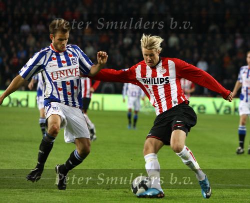 Eindhoven, 17 Oktober 2009 Kompetitiewedstrijd PSV-SC Heerenveen,
eindstand 1-0 Seizoen 2009/2010
Ola Toivonen
Foto Junior Smulders