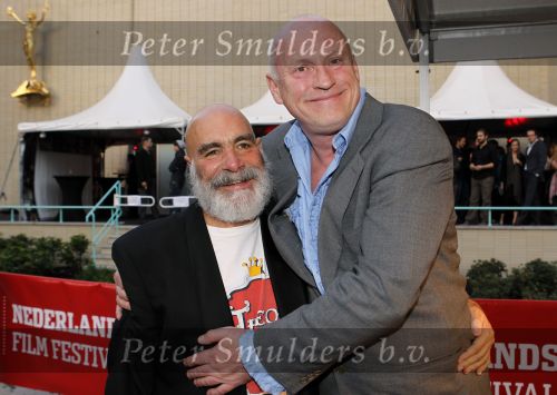 Utrecht 26 september 2010
Premiere Lang en Gelukkig op de filmdagen. Arjan ederveen met vriend
Peter Smulders bv