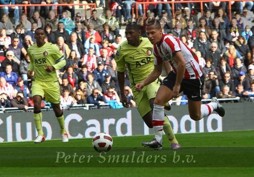 Eindhoven, 24 Oktober 2010
Kompetitiewedstrijd PSV-Feyenoord, eindstand 10-0 Seizoen 2010/2011
De grootste nederlaag van Feyenoord ooit in het betaalde voetbal
Evenaring van de grootste overwinning PSV in het betaald Voetbal
Balazs Dzsudzsak
Foto Junior Smulders