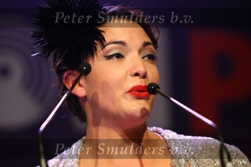 Rotterdam, 4 Oktober 2010
Edsion uitreiking voor de 50e keer
Caro Emerald wint Edison, Beste vrouwelijke artiest
Foto Peter Smulders BV