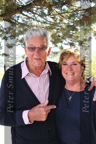 Overveen, 11 Oktober 2010
Uitreiking Zilver Ui bij Rest. De Bokkedoorn
Catherine Keyl met partner
Foto Peter Smulders BV