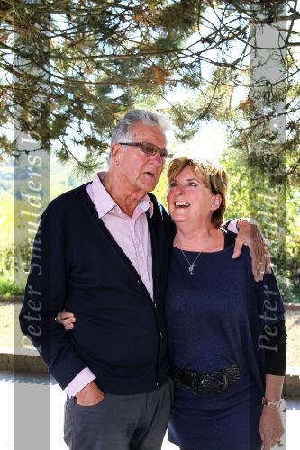 Overveen, 11 Oktober 2010
Uitreiking Zilver Ui bij Rest. De Bokkedoorn
Catherine Keyl met partner
Foto Peter Smulders BV