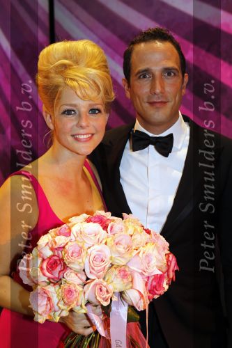 Amsterdam 3 oktober 2010
Premiere Petticoat in Carre met Chantal Janzen. Chantal met vriend Marco
Peter Smulders bv