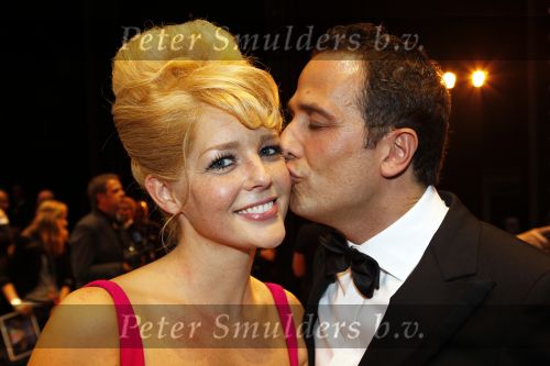 Amsterdam 3 oktober 2010
Premiere Petticoat in Carre met Chantal Janzen. Chantal met vriend Marco
Peter Smulders bv