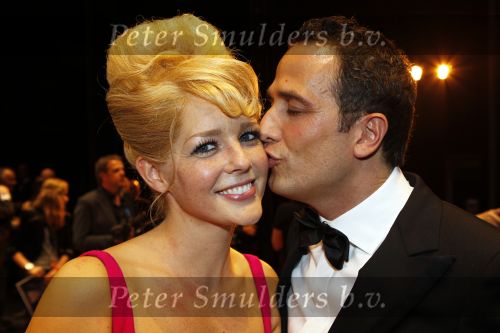 Amsterdam 3 oktober 2010
Premiere Petticoat in Carre met Chantal Janzen. Chantal met vriend Marco
Peter Smulders bv