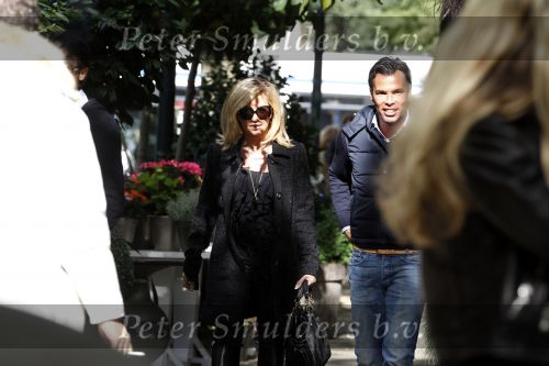 Amsterdam 25 september 2010
Connie Breukhoven met PA edwin op de cornelis schuytstraat,
Peter Smulders bv