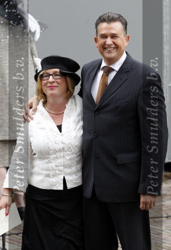 Den Haag 21 september 2010
Prinsjesdag 2010 op het binnenhof en bij paleis Noordeinde. Emile Roemer met zijn vrouw
Peter Smulders bv