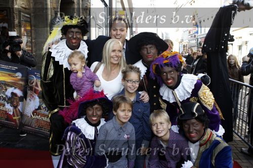 Amsterdam 10 oktober 2010
Premiere film van Sinterklaas in Tuschinski. Frans Mariska Christian jan Frans en Lucas Bauer 
Peter Smulders bv
