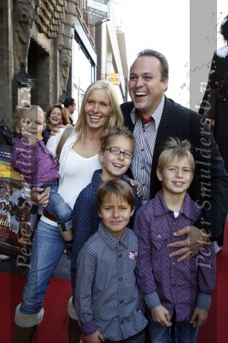Amsterdam 10 oktober 2010
Premiere film van Sinterklaas in Tuschinski. Frans Mariska Christian jan Frans en Lucas Bauer 
Peter Smulders bv
