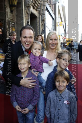 Amsterdam 10 oktober 2010
Premiere film van Sinterklaas in Tuschinski. Frans Mariska Christian jan Frans en Lucas Bauer 
Peter Smulders bv