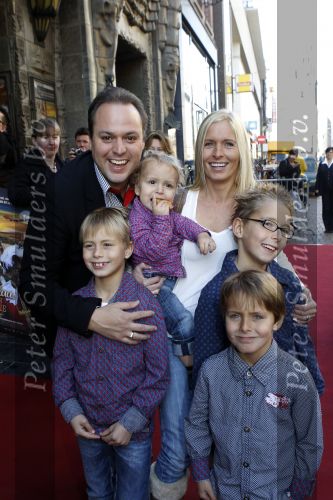 Amsterdam 10 oktober 2010
Premiere film van Sinterklaas in Tuschinski. Frans Mariska Christian jan Frans en Lucas Bauer 
Peter Smulders bv