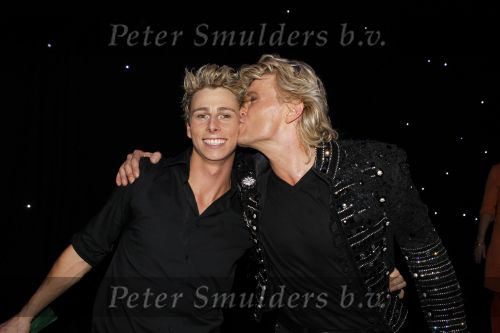 Amsterdam 11 oktober 2010
Premiere Hurricane van Hans Klok in Carre. hans Klok met vriend
Peter Smulders bv