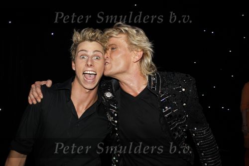 Amsterdam 11 oktober 2010
Premiere Hurricane van Hans Klok in Carre. hans Klok met vriend
Peter Smulders bv