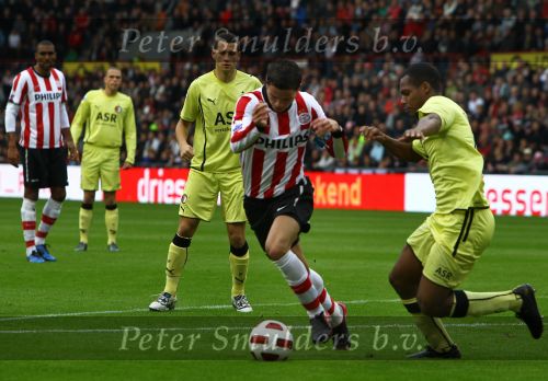 Eindhoven, 24 Oktober 2010
Kompetitiewedstrijd PSV-Feyenoord, eindstand 10-0 Seizoen 2010/2011
De grootste nederlaag van Feyenoord ooit in het betaalde voetbal
Evenaring van de grootste overwinning PSV in het betaald Voetbal
Ibrahim Affelay
Foto Junior Smulders