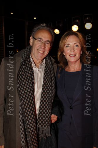 Amsterdam 1 oktober 2010
Feestje GTST (Goede tijden slechte tijden) voor 20 jarig bestaan bij het Werck. Inger Heist met man
Peter Smulders bv