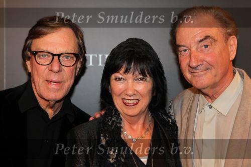 Amsterdam, 19 Oktober 2010
Premiere Yves Saint Laurent bij Christie\'s
Jan Jansen met zijn vrouw en Frans Molenaar
Foto Peter Smulders BV