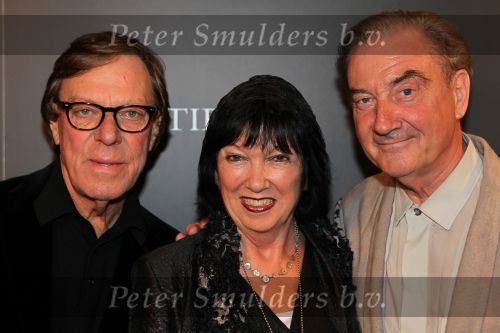 Amsterdam, 19 Oktober 2010
Premiere Yves Saint Laurent bij Christie\'s
Jan Jansen met zijn vrouw en Frans Molenaar
Foto Peter Smulders BV
