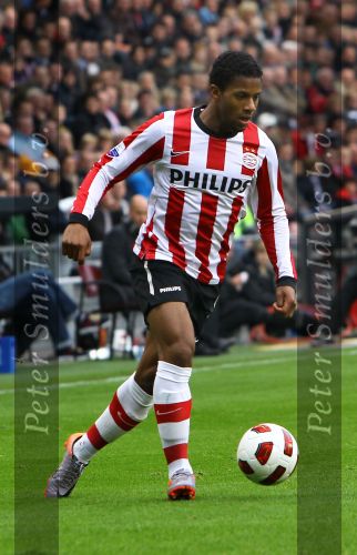 Eindhoven, 24 Oktober 2010
Kompetitiewedstrijd PSV-Feyenoord, eindstand 10-0 Seizoen 2010/2011
De grootste nederlaag van Feyenoord ooit in het betaalde voetbal
Evenaring van de grootste overwinning PSV in het betaald Voetbal
Jeremain Lens
Foto Junior Smulders