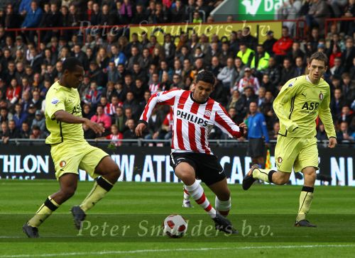 Eindhoven, 24 Oktober 2010
Kompetitiewedstrijd PSV-Feyenoord, eindstand 10-0 Seizoen 2010/2011
De grootste nederlaag van Feyenoord ooit in het betaalde voetbal
Evenaring van de grootste overwinning PSV in het betaald Voetbal
Jeremain Lens
Foto Junior Smulders