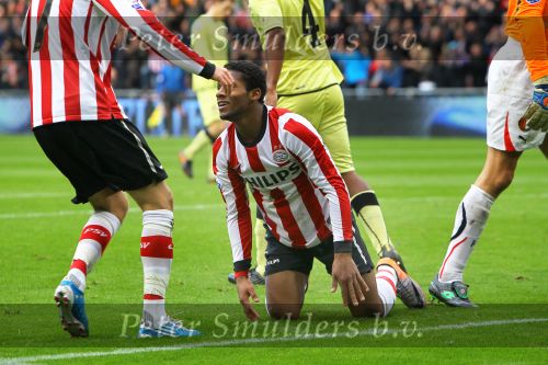 Eindhoven, 24 Oktober 2010
Kompetitiewedstrijd PSV-Feyenoord, eindstand 10-0 Seizoen 2010/2011
De grootste nederlaag van Feyenoord ooit in het betaalde voetbal
Evenaring van de grootste overwinning PSV in het betaald Voetbal
Jeremain Lens
Foto Junior Smulders