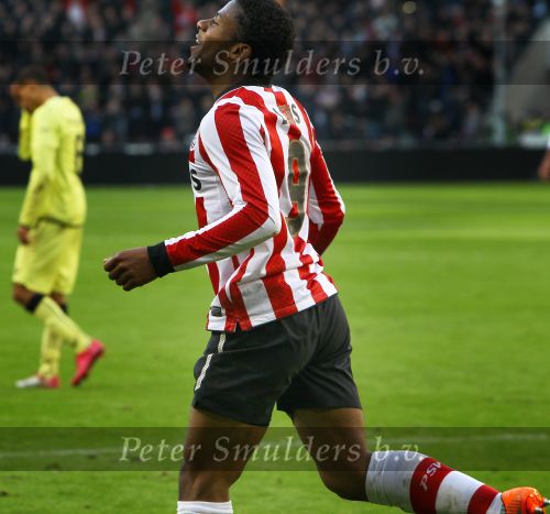Eindhoven, 24 Oktober 2010
Kompetitiewedstrijd PSV-Feyenoord, eindstand 10-0 Seizoen 2010/2011
De grootste nederlaag van Feyenoord ooit in het betaalde voetbal
Evenaring van de grootste overwinning PSV in het betaald Voetbal
Jeremain Lens
Foto Junior Smulders