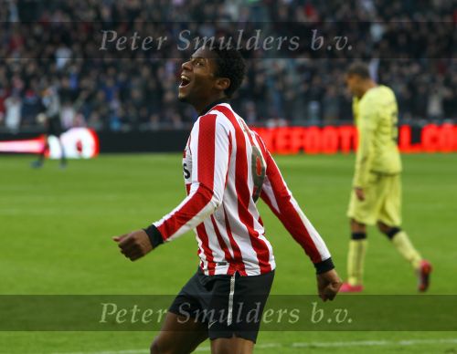 Eindhoven, 24 Oktober 2010
Kompetitiewedstrijd PSV-Feyenoord, eindstand 10-0 Seizoen 2010/2011
De grootste nederlaag van Feyenoord ooit in het betaalde voetbal
Evenaring van de grootste overwinning PSV in het betaald Voetbal
Jeremain Lens
Foto Junior Smulders