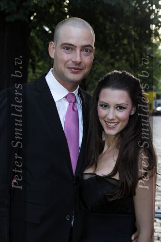 Amsterdam 29 september 2010
Pink Ribbon gala in de westerkerk. Lange Frans met zijn vrouw Danielle
Peter Smulders bv