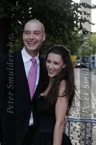 Amsterdam 29 september 2010
Pink Ribbon gala in de westerkerk. Lange Frans met zijn vrouw Danielle
Peter Smulders bv