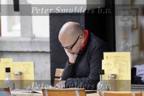 Amsterdam 8 oktober 2010
Marc Marie Huijbregts op terras.
Peter Smulders bv