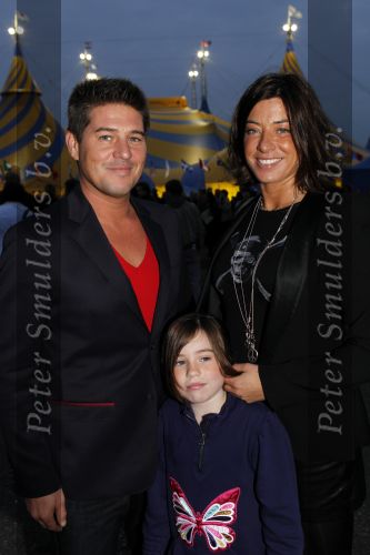 Amsterdam 7 oktober 2010
Premiere cirque du soleil bij de amsterdam Arena. Martijn en Amanda Krabbe met dochter 
Peter Smulders bv