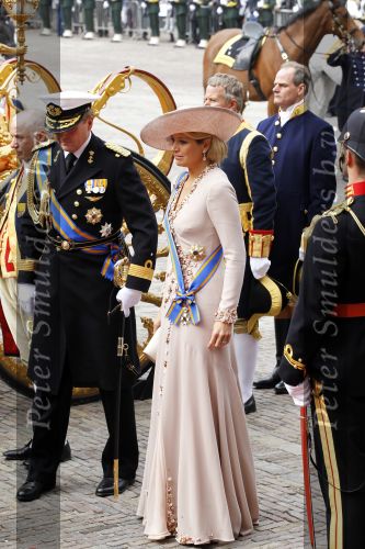 Den Haag 21 september 2010
Prinsjesdag 2010 op het binnenhof en bij paleis Noordeinde. Koningin Beatrix Prins Willem Alexander Prinses Maxima Prins Constantijn Prinses Laurentien Pieter v Vollenhoven en Prinses Margriet
Peter Smulders bv