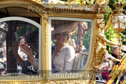 Den Haag 21 september 2010
Prinsjesdag 2010 op het binnenhof en bij paleis Noordeinde. Koningin Beatrix Prins Willem Alexander Prinses Maxima Prins Constantijn Prinses Laurentien Pieter v Vollenhoven en Prinses Margriet
Peter Smulders bv