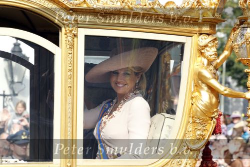Den Haag 21 september 2010
Prinsjesdag 2010 op het binnenhof en bij paleis Noordeinde. Koningin Beatrix Prins Willem Alexander Prinses Maxima Prins Constantijn Prinses Laurentien Pieter v Vollenhoven en Prinses Margriet
Peter Smulders bv