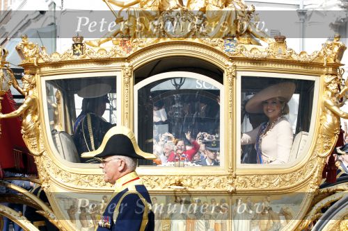 Den Haag 21 september 2010
Prinsjesdag 2010 op het binnenhof en bij paleis Noordeinde. Koningin Beatrix Prins Willem Alexander Prinses Maxima Prins Constantijn Prinses Laurentien Pieter v Vollenhoven en Prinses Margriet
Peter Smulders bv