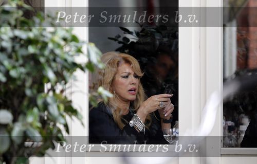Amsterdam 12 oktober 2010
Patricia Paay op terras bij joffers.
Peter Smulders bv
