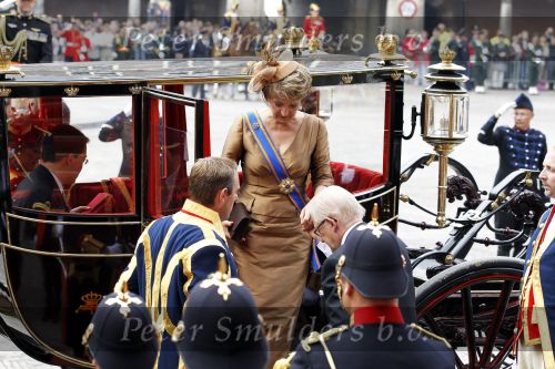Den Haag 21 september 2010
Prinsjesdag 2010 op het binnenhof en bij paleis Noordeinde. Koningin Beatrix Prins Willem Alexander Prinses Maxima Prins Constantijn Prinses Laurentien Pieter v Vollenhoven en Prinses Margriet
Peter Smulders bv